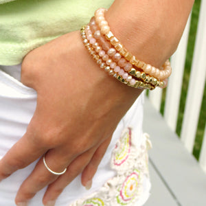 Dazzling Multicolor Crystal Strand Bracelets For Women