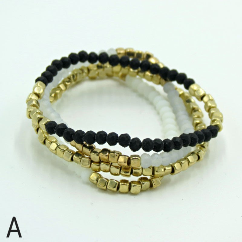 Dazzling Multicolor Crystal Strand Bracelets For Women